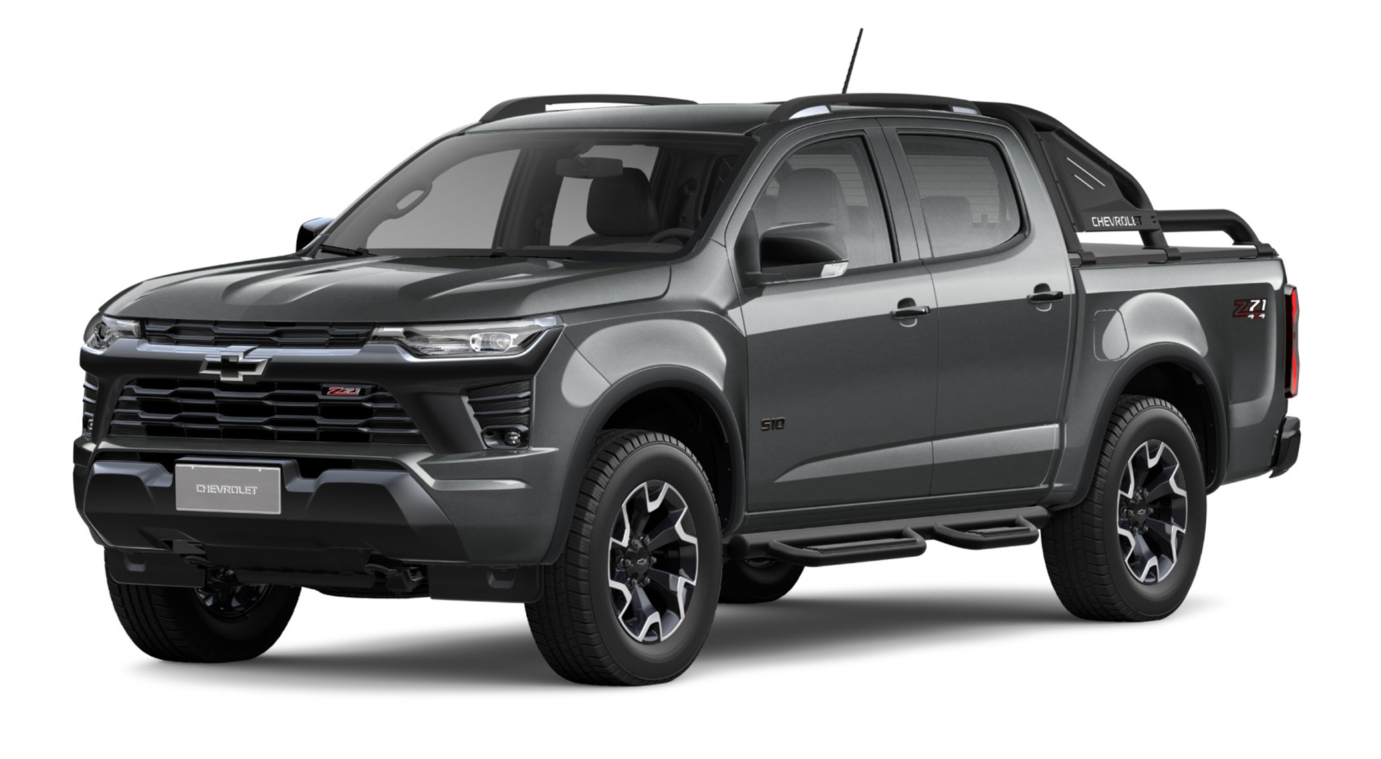 Chevrolet S10 Z71 cor cinza âmbar