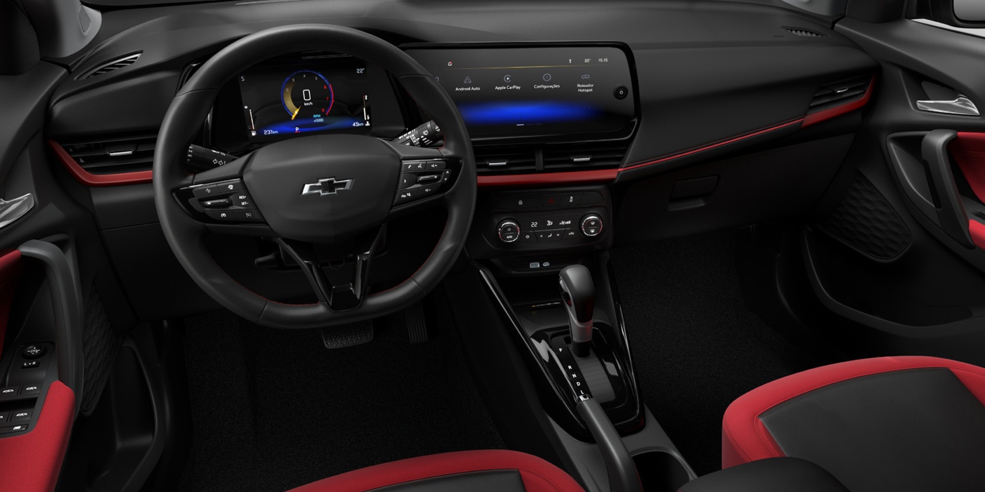 Novo design interior da SUV Tracker 2027